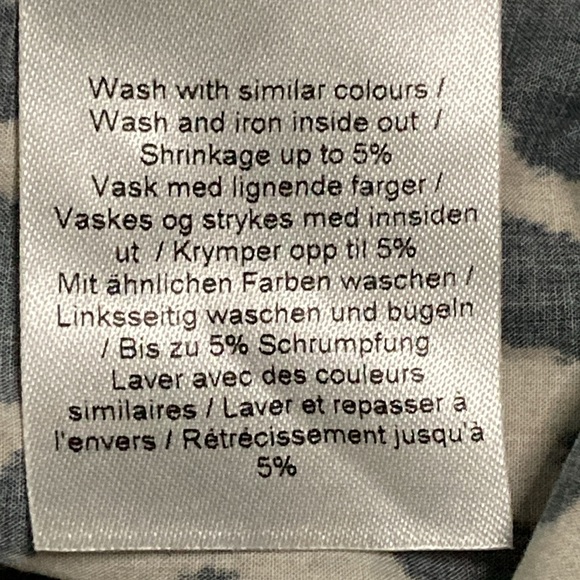 NWT GANNI Ruffled Collar Leopard Print Cotton Poplin Long Sleeve Top - Sz 6 - Picture 11 of 13